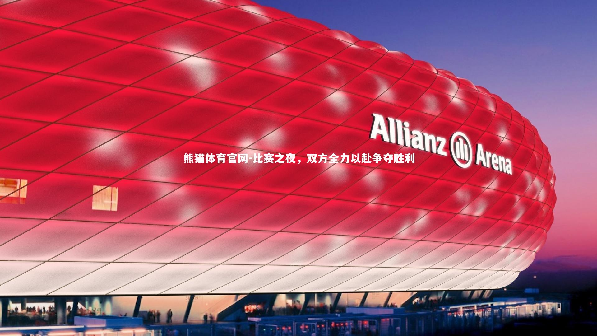 比赛之夜,双方全力以赴争夺胜利